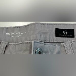 EUC AG Adriano Goldschmied Light Gray Slim Straight Leg